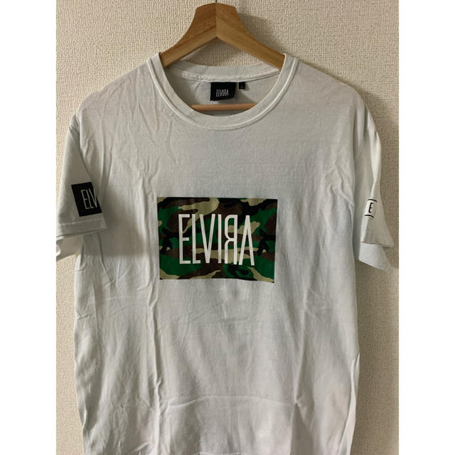 ELVIA(エルヴィア)のELVIRA エルビラ　Tシャツ　ホワイト　Mサイズ メンズのトップス(Tシャツ/カットソー(半袖/袖なし))の商品写真