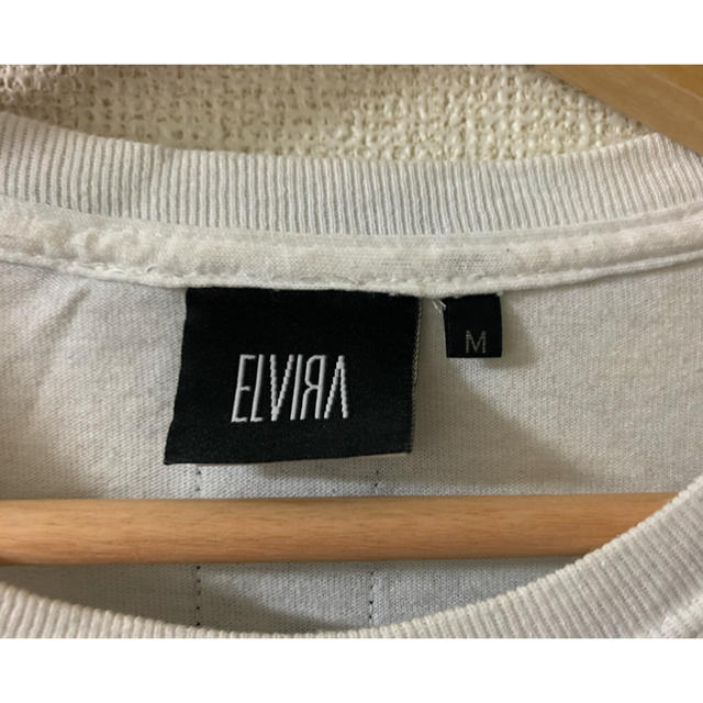 ELVIA(エルヴィア)のELVIRA エルビラ　Tシャツ　ホワイト　Mサイズ メンズのトップス(Tシャツ/カットソー(半袖/袖なし))の商品写真