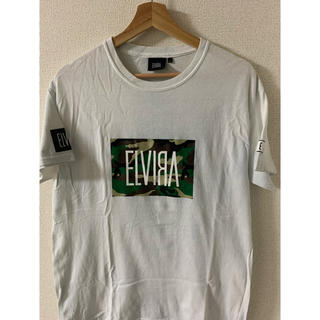 エルヴィア(ELVIA)のELVIRA エルビラ　Tシャツ　ホワイト　Mサイズ(Tシャツ/カットソー(半袖/袖なし))