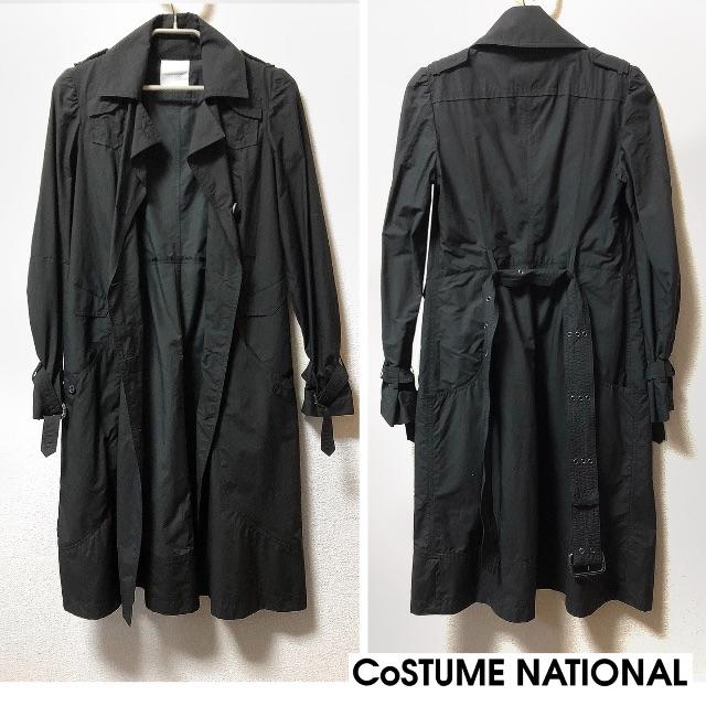 CoSTUME NATIONAL(コスチュームナショナル)の新品《コスチュームナショナル》 細身トレンチコート レディースのジャケット/アウター(トレンチコート)の商品写真