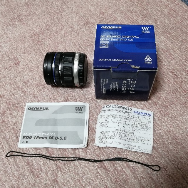 OLYMPUS(オリンパス)のOLYMPUS　M.ZUIKO　ED9〜18mmf4-5.6 美品 スマホ/家電/カメラのカメラ(レンズ(ズーム))の商品写真