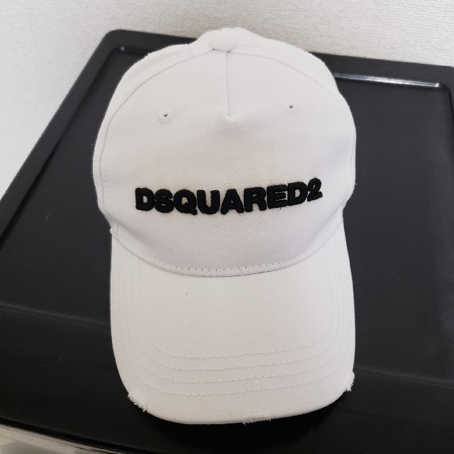 Dsquared2ディースクエアードホワイトキャップ - キャップ