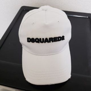 ディースクエアード(DSQUARED2)のDsquared2ディースクエアードホワイトキャップ(キャップ)