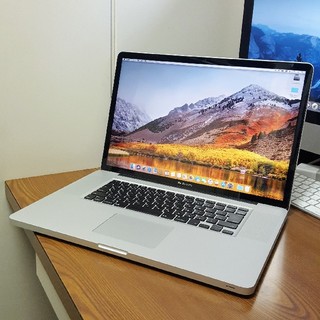 マック(Mac (Apple))の激速美品 Macbook Pro 17インチ 8GB/SSD128GB(ノートPC)