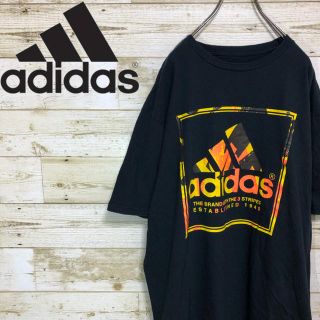 アディダス(adidas)のアディダス(adidas)☆パフォーマンスロゴ ビッグロゴ Tシャツ ブラック(Tシャツ/カットソー(半袖/袖なし))