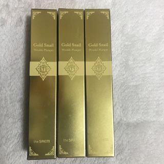 ザセム(the saem)のGold Snail (Wrinkle Plumper) 3本セット(フェイスクリーム)