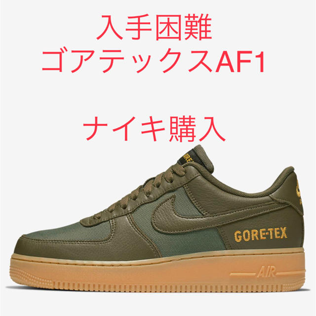 値下げ　定価以下！　完売品ナイキ エア フォース 1 ゴアテックス LOW