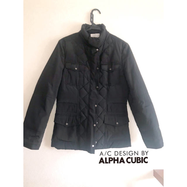 ALPHA CUBIC(アルファキュービック)のアルファーキュービック　ダウンジャケット レディースのジャケット/アウター(ダウンコート)の商品写真