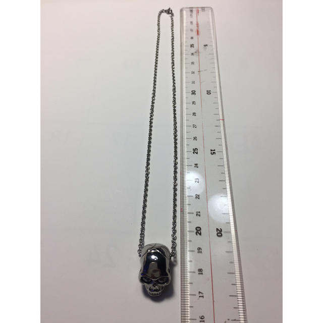 ダイアモンド原石  スカル  ネックレス メンズのアクセサリー(ネックレス)の商品写真