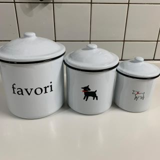 キャニスター缶  3個セット(収納/キッチン雑貨)