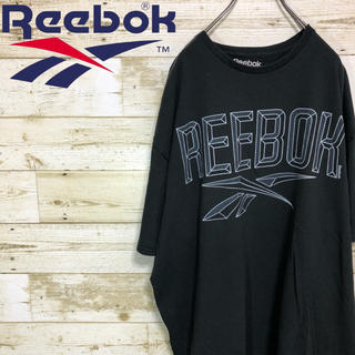 リーボック(Reebok)のリーボック(Reebok)☆ビッグロゴ Tシャツ ブラック(Tシャツ/カットソー(半袖/袖なし))