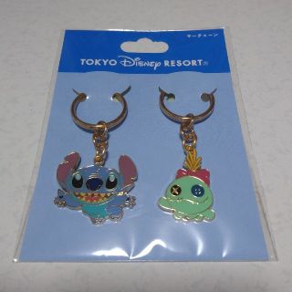 スティッチ(STITCH)のスティッチ　スクランプ　キーチェーン　ディズニー　ディズニーリゾート(キャラクターグッズ)