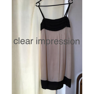 クリアインプレッション(CLEAR IMPRESSION)のclear impression ワンピース ドレス(ひざ丈ワンピース)