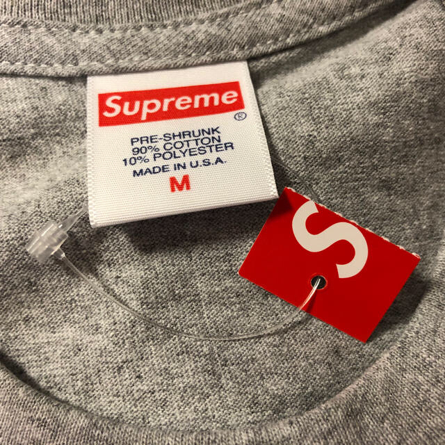 Supreme - 新品未使用 シュプリーム supreme shop tee サイズM グレー ...