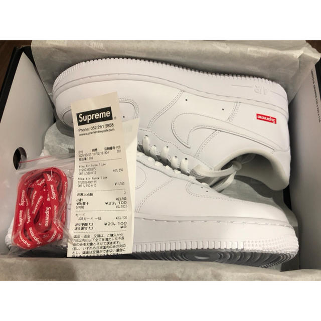 27.5㎝　Supreme Nike Air Force 1 Low ホワイト