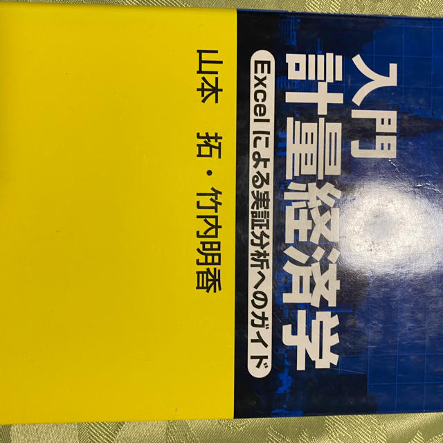 岩波書店(イワナミショテン)の入門計量経済学 エンタメ/ホビーの本(ビジネス/経済)の商品写真