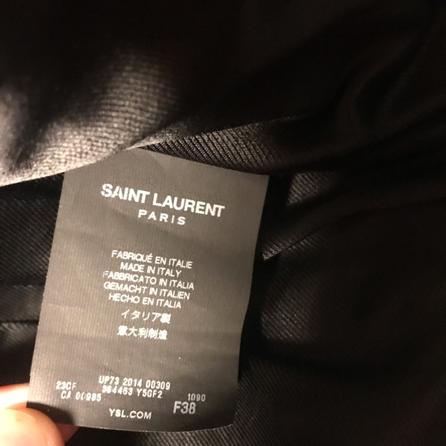 Saint Laurent(サンローラン)のSAINT LAURENT PARIS バイカー ライダース メンズのジャケット/アウター(ライダースジャケット)の商品写真