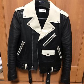 サンローラン(Saint Laurent)のSAINT LAURENT PARIS バイカー ライダース(ライダースジャケット)