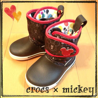 クロックス(crocs)の♡crocs × ミッキーコラボブーツ♡(その他)
