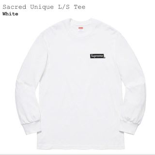 シュプリーム(Supreme)のsupreme Sacred Unique L/S TEE  白 M(Tシャツ/カットソー(七分/長袖))