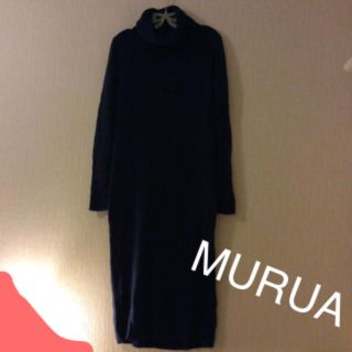 ムルーア(MURUA)のMURUAニットマキシワンピ(ロングワンピース/マキシワンピース)