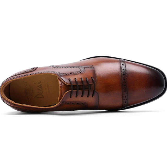 [フォクスセンス] ビジネスシューズ 本革　革靴 紳士靴 ブラウン メンズの靴/シューズ(ドレス/ビジネス)の商品写真
