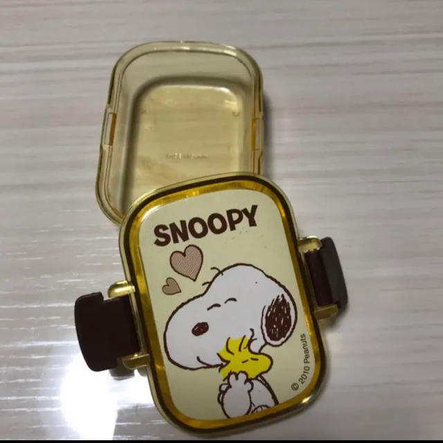 SNOOPY(スヌーピー)の【値下げ】スヌーピー 弁当型 小物入れ インテリア/住まい/日用品のインテリア小物(小物入れ)の商品写真