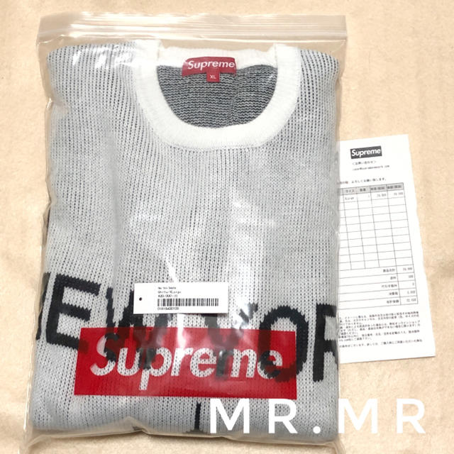 注目 - Supreme XL Sweater York New supreme ニット/セーター