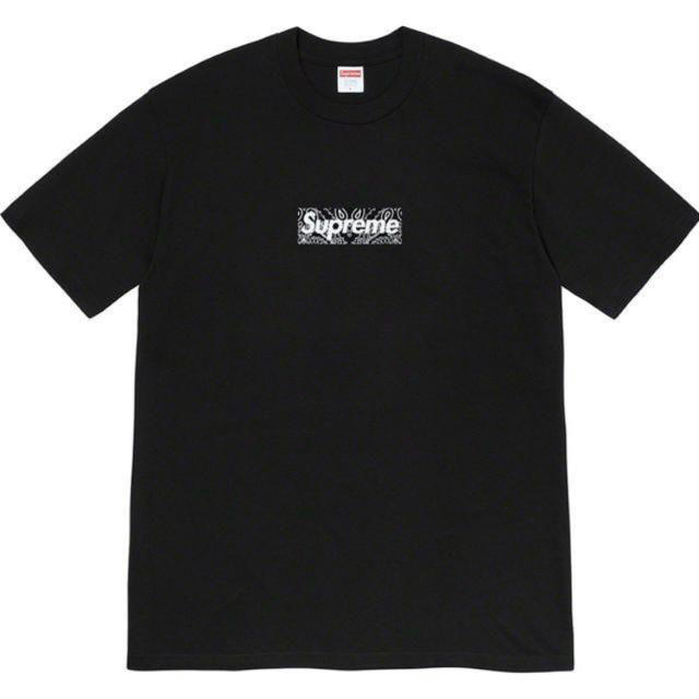 トップスsupreme bandana box logo tee black xl