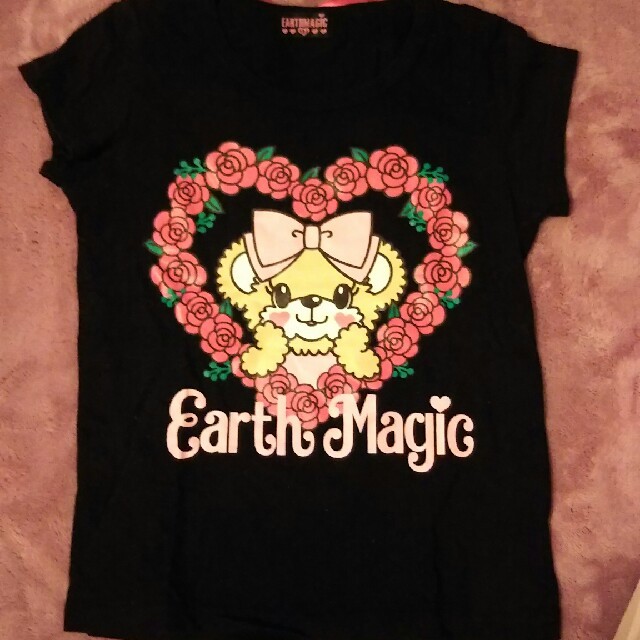 EARTHMAGIC(アースマジック)のアースマジック♥Tシャツ130 キッズ/ベビー/マタニティのキッズ服女の子用(90cm~)(Tシャツ/カットソー)の商品写真