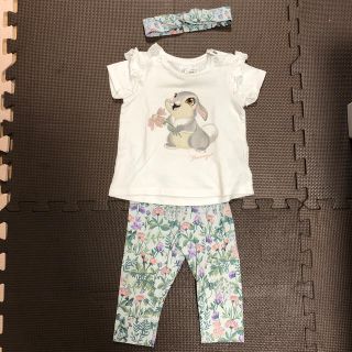 エイチアンドエム(H&M)のミスバニー　ベビー 服　3点セット(Ｔシャツ)