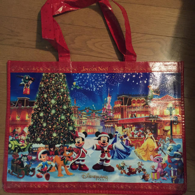 Disney 新品 クリスマス ディズニーランドパリ エコバッグの通販 By Je T Aime ディズニーならラクマ
