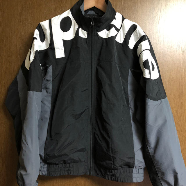 shoulder logo track jacket