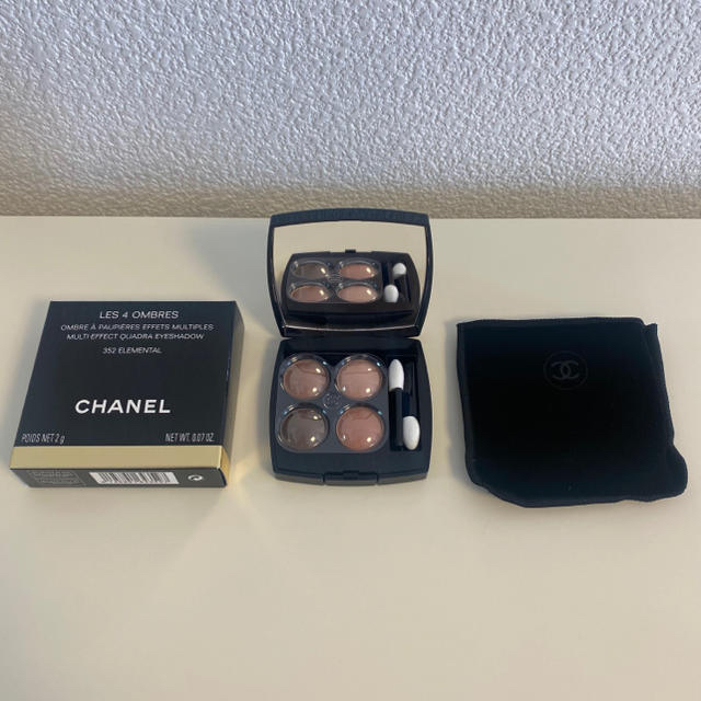 CHANEL(シャネル)の新品＊今季新色 シャネル レ キャトル オンブル 352 エレメンタル コスメ/美容のベースメイク/化粧品(アイシャドウ)の商品写真