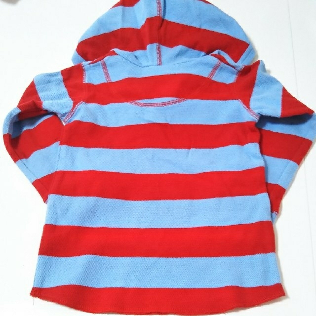 BREEZE(ブリーズ)のブリーズ　ボーダーパーカー　95センチ キッズ/ベビー/マタニティのキッズ服男の子用(90cm~)(ジャケット/上着)の商品写真