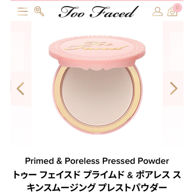 Too Faced(トゥフェイス)の【トゥーフェイスド 】スキンスムージング プレストパウダー　ファンデーション コスメ/美容のベースメイク/化粧品(フェイスパウダー)の商品写真