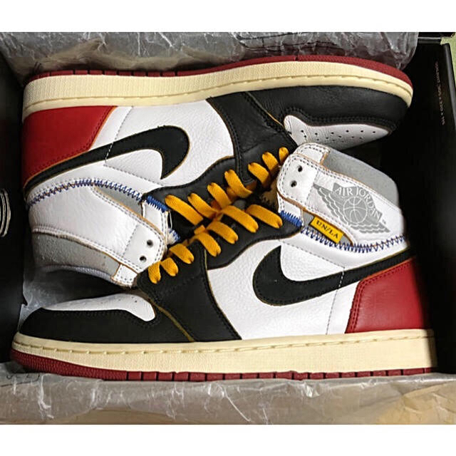 【初回限定】 NIKE - nike AirJordan1×union スニーカー 【初回限定】 NIKE - nike AirJordan1×union スニーカー
