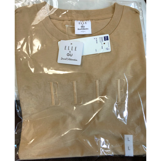 GU(ジーユー)のGU ELLEコラボ　グラフィックT レディースのトップス(Tシャツ(半袖/袖なし))の商品写真