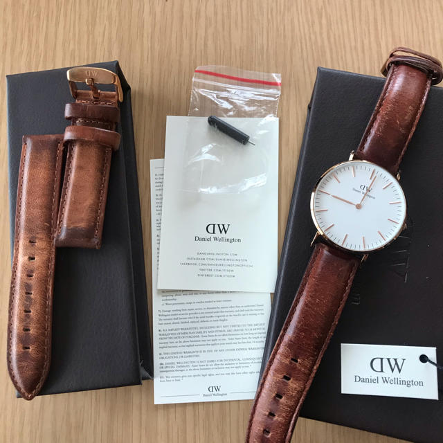 Daniel Wellington(ダニエルウェリントン)のお値下げ可、ダニエルウェリントン　腕時計　 レディースのファッション小物(腕時計)の商品写真