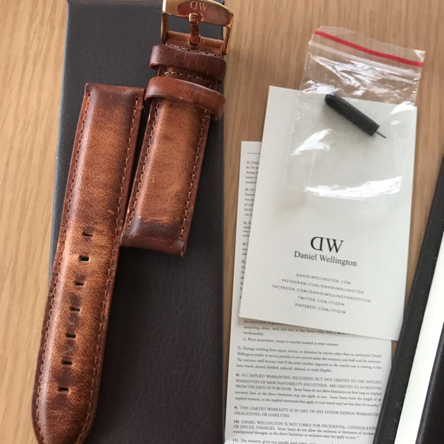 Daniel Wellington(ダニエルウェリントン)のお値下げ可、ダニエルウェリントン　腕時計　 レディースのファッション小物(腕時計)の商品写真