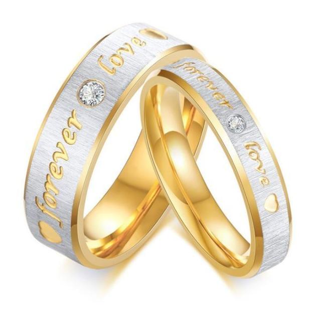 「Forever Love 」 デザイン リング　メンズ１０号 メンズのアクセサリー(リング(指輪))の商品写真