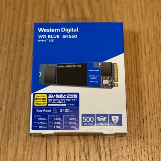 楽モバY＊WD Blue SN550 WDS500G2B0C