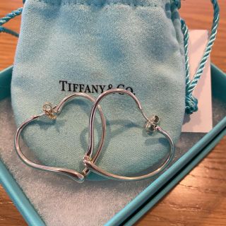 ティファニー(Tiffany & Co.)のティファニー　オープンハート　フープピアス(ピアス)