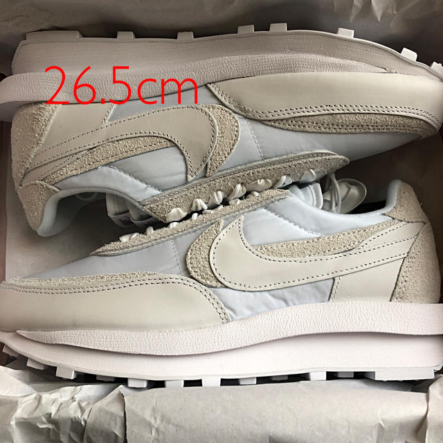 靴/シューズNike Sacai LDV Waffle White 26.5 新品