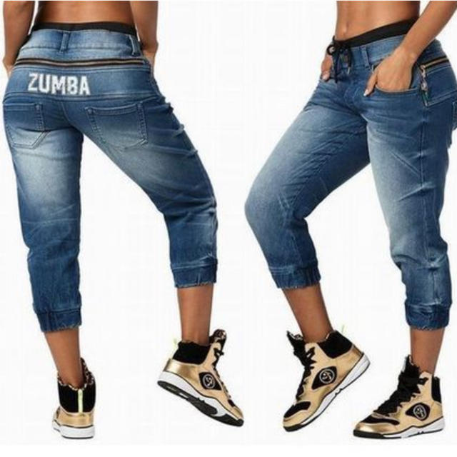 Zumba(ズンバ)の【売り切り価格】ZUMBA  デニムパンツ レディースのパンツ(デニム/ジーンズ)の商品写真