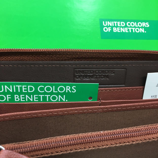 BENETTON(ベネトン)の男女兼用 長財布 ラウンドファスナー ベネトン メンズのファッション小物(長財布)の商品写真