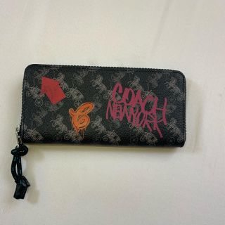 コーチ(COACH)のコーチ 長財布 COACH f87927 ブラックマルチ系(長財布)