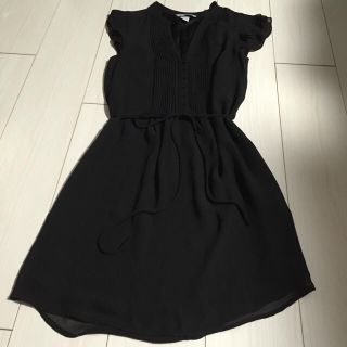 エイチアンドエム(H&M)のブラックワンピ(ミニワンピース)