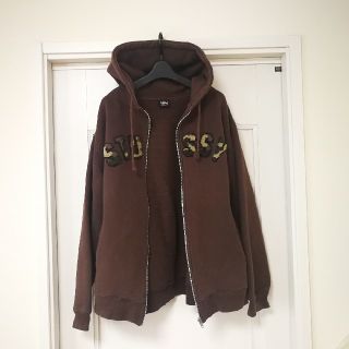 ステューシー(STUSSY)のステューシー STUSSY ジップパーカー XL(パーカー)