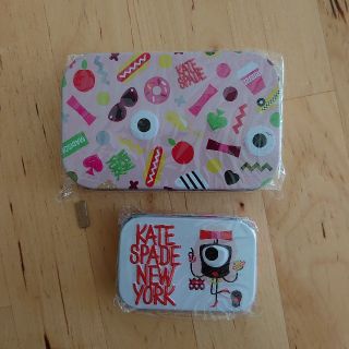 ケイトスペードニューヨーク(kate spade new york)の【kate spade】缶ケース(2個セット)(日用品/生活雑貨)